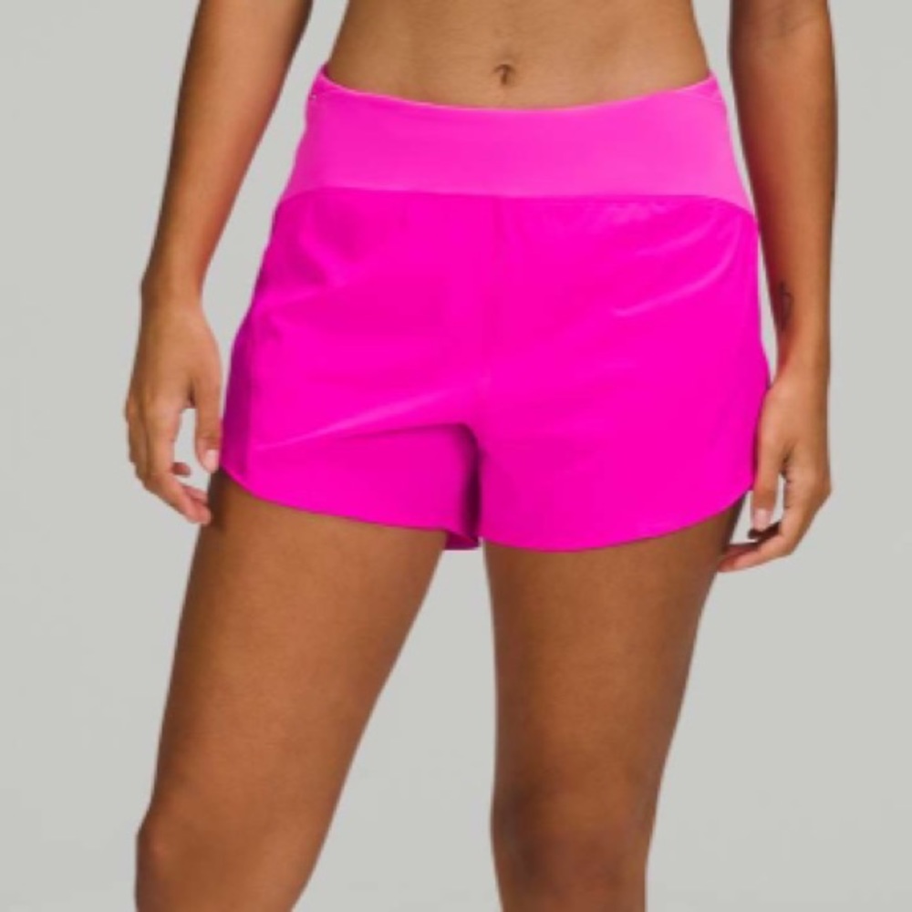 Lululemon Essential Running HR Short 4” Pow Pink